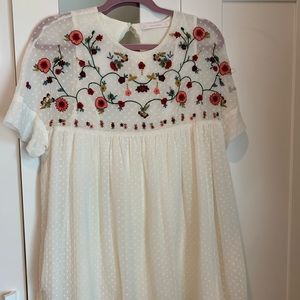 BEAUTIFUL embroidered flowy romper